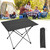 Aluminum Alloy Roll Top Camping Table Roll Up Table Non Slip Durable Mini Picnic Table for Camping Hiking Traveling