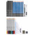 H&B 40pcs/set Professional Drawing Kit Natural Wood Pencil Sketching Pencils Art Supplies Sketch Painting Tools with Carrying Bag