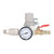 Air Compressor Pressure Regulator 1/4 Inch NPT Air Pressure Regulator with 0‑1MPa Gauge for Pneumatic Tool
