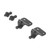 4pcs Bonnet Boot Gas Strut Brackets Ball Stud Mounting Bracket Replacement for Nissan 350Z Coupe Hatchback 2003‑2008
