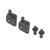 4pcs Bonnet Boot Gas Strut Brackets Ball Stud Mounting Bracket Replacement for Nissan 350Z Coupe Hatchback 2003‑2008
