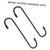 Automotive Brake Caliper Hooks with Rubber Tips 2PCS Brake Caliper Hangers Excellent Brake Caliper Hook Hanger for Automotive Tool Use in Brake Bearing Axle and Suspension