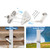 4 Set Pontoon Boat Gate Latch Kit ABS Square Frame Pontoon Boat Replacement Door Latches for Left Right 1 to 1.25in