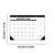 2022 English Classic Calendar 18 Months Monthly List Notes Planner Calendar Wall Decor for Home Office