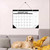 2022 English Classic Calendar 18 Months Monthly List Notes Planner Calendar Wall Decor for Home Office