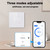 Tuya Wifi Digital Display Intelligent Temperature Controller Multifunctional Water/Electric Heating Water/Gas Boiler Thermostat Touching Screen Temperature Control Panel Compatible with Amazon Alexa and  Home
