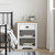 vidaXL Bedside Cabinet BODO Brown 53x38.5x66 cm Solid Wood Pine