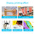 110mm Shipping Label Printer with Stand USB Cable High Speed Direct Thermal Printer Receipt Label Maker Sticker Compatible with Windows & Mac for Barcode Express Clothing Jewelry Label Price Printing