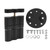 Pack Mount Extension Pack Black Anodized Aluminum Gas Can Mount Double Locking Mount for 1.75 Gallon Gas Tank