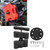 Pack Mount Extension Pack Black Anodized Aluminum Gas Can Mount Double Locking Mount for 1.75 Gallon Gas Tank