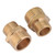 2pcs Brass Reducing Nipple Pipe Pagodas Straight Fitting(6)