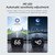 Head Up Display, GPS Speedometer Universal Car Heads-up Display 3 Inch MPH Speed Meter with Compass Overspeed Alarm for All Vehicles, Plug and Play