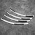4pcs Chrome Rear Fender Tip Accents for Street ​Glide FLHX​ FLTRX 06-17 (Silver)