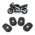 4PCS Large Gasket Plastic Excellent Sealing Long Lasting Use for YZF 600 YZF‑R6 YZF‑R1 YZS 1000 FAZER