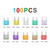 100pcs Mini Car Fuse Kit Color Coded for Ten Amps Fuses with Alligator Clip Electric Tester Tweezer Fuse Puller
