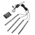 Car LED Light Strip, EECOO 4pcs Car Interior Light LED Music Lighting Kit Underdash Lights