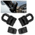 1 Pair Black Hood Latch Locking Catch Buckle Fits for Jeep Wrangler JK and Unlimited 2007-2020