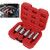 3/8inD Elbow Connector Socket Set Fitting Kit Chrome Alum Car Repair Accessory Tool