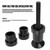 Front Axle Tube Inner Axle Side Seal Installation Tool Kit Replacement for Jeep JK XJ YJ TJ 1984‑2018Black