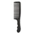 Curved Barber Comb S Shaped Arc Professional Positioning Hair Cutting Curved Comb for Flat Top Black