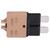 28V DC Manual Reset Circuit Breaker Blade Fuse with Button for Car Truck Motorcycle 5A Tan