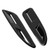 2pcs Car Bonnet Vents Hood Air Vent Cover Trim ABS Glossy Black Universal Auto Body Parts