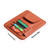 Car Sun Visor Card Storage Clip PU Leather Auto Viewfinder Organizer Car Accessories
