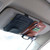 Car Sun Visor Card Storage Clip PU Leather Auto Viewfinder Organizer Car Accessories