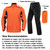 SULAITE Motorcycle Rain Gear Suit Lightweight Riding Raincoat Set Waterproof Breathable Jacket & Pants with Shoe Cover for Men Women