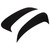 2pcs Rear Bumper Air Vent Spoiler Left Right Glossy Black Replacement for Mercedes‑Benz C‑Class W206