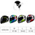 Motorcycle Helmet Full Face Rapid Street Helmet Unisex Adult Cool Rider Equipment Four Seasons New Street Touring Motorcycle Helmet Style B Size XL