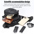 Motorcycle Leg Bag PVC Matte Drop Leg Pouch Multifunctional Thigh Packs for Ourdoor Black