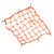 Motorcycle Helmet Mesh Latex Filament for Electric Vehicles Sports Cars OffRoad(Orange )
