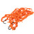 Motorcycle Helmet Mesh Latex Filament for Electric Vehicles Sports Cars OffRoad(Orange )
