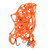 Motorcycle Helmet Mesh Latex Filament for Electric Vehicles Sports Cars OffRoad(Orange )