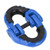 2PCS Safety Chain Connector Link 1/2in Alloy Steel Heavy Duty 5.3T Loading Quick Install Multi Functional Tow Hitch Hammer Lock Blue