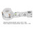 CNC Cutting Machine Torch Clamp Holder 40mm Flame Plasma Cutter Non Collision 25mm Lifting Rod