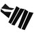 6 Pcs Side Door Window Cover Trim Glossy Black Pillar Posts Decal Sticker for Civic Sedan 10th Gen 2016‑2021