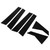6 Pcs Side Door Window Cover Trim Glossy Black Pillar Posts Decal Sticker for Civic Sedan 10th Gen 2016‑2021