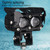 2PCS Motorcycle Headlight Spotlights LED Driving Fog Light 90W Dual Color High/Low Beam Working Lamp Auxiliary Light Waterproof 9-36V for Motorcycle Truck SUV UTV ATV Marine Boat