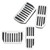 Brake Accelerator Foot Pedal Set Non Slip Aluminum Alloy Replacement for Jaguar F E I PACE XE XF