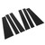 6PCS Car Door Window Pillar Decal PC Mirror Gloss Black Trim Replacement for Sienna 2010‑2020