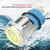 16mm 12V Waterproof Car LED Light Self locking Latching Push Button Switch With Plug (Yellow)