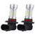 2pcs 12V Car Auto 9005/9006/H10 21SMD LED Headlight DRL Fog Light Lamp 21W 6000K Bulbs