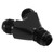 Coupler Union Fitting Splitter Black Anodized Coating Leak Proof Y Adapter Universal for Fuel Hose 10AN
