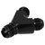 Coupler Union Fitting Splitter Black Anodized Coating Leak Proof Y Adapter Universal for Fuel Hose 10AN