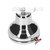 12 V 110dB Electric Bell Loud Safety Alarm Horn Internal Strike Stainless Steel Emergency Alarm Bell for Car Vehicle Motorcycle Marine Boat