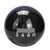 Universal Carbon Fiber 6 Speeds Spherical Shift Knob Stick Head with Mounting Adapters(Black Blue Edge )