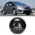 Universal Carbon Fiber 6 Speeds Spherical Shift Knob Stick Head with Mounting Adapters(Black Blue Edge )
