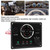 Car Center Console Dashboard Panel Oil Level Oil Pressure Water Temperature Voltage 4 in 1 Multi Pointer Combination Meter